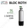 Bloc de 9L Nitrox - 1 sortie