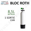 Bloc de 8,5L Nitrox - 1 sortie