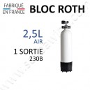 Bloc de 2,5L Air - 1 sortie