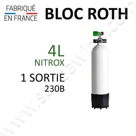 Bloc de 4L Nitrox - 1 sortie