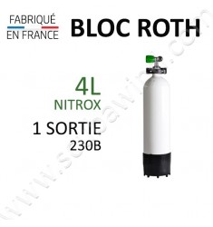 Bloc de 4L Nitrox - 1 sortie