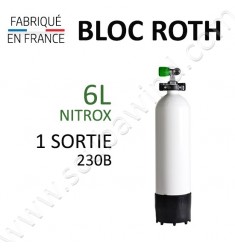 Bloc de 6L Nitrox - 230B - 1 sortie