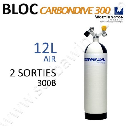 Bloc Carbon de 12L Air - 300B - 2 sorties