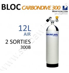 Bloc Carbon de 12L Air - 300B - 2 sorties