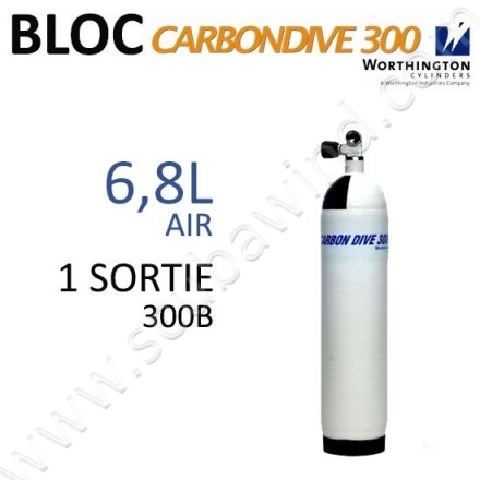 Bloc Carbon de 6,8L Air - 300B - 1 sortie