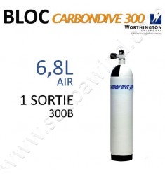 Bloc Carbon de 6,8L Air - 300B - 1 sortie