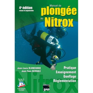 Manuel de plongée au Nitrox Editions Gap - Librairie