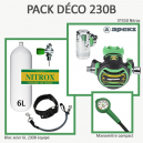 Pack Déco 230B : Bloc 6L équipé + XTX50 Nitrox + Manomètre