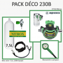 Pack Déco 230B : Bloc 7,5L équipé + XTX50 Nitrox + Manomètre
