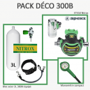 Pack Déco 300B : Bloc 3L équipé + XTX50 Nitrox + Manomètre