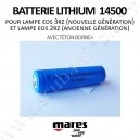 Batterie Lithium 14500 (avec téton borne+)