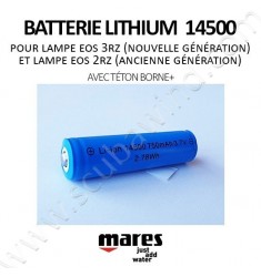 Batterie Lithium 14500 (avec téton borne+)