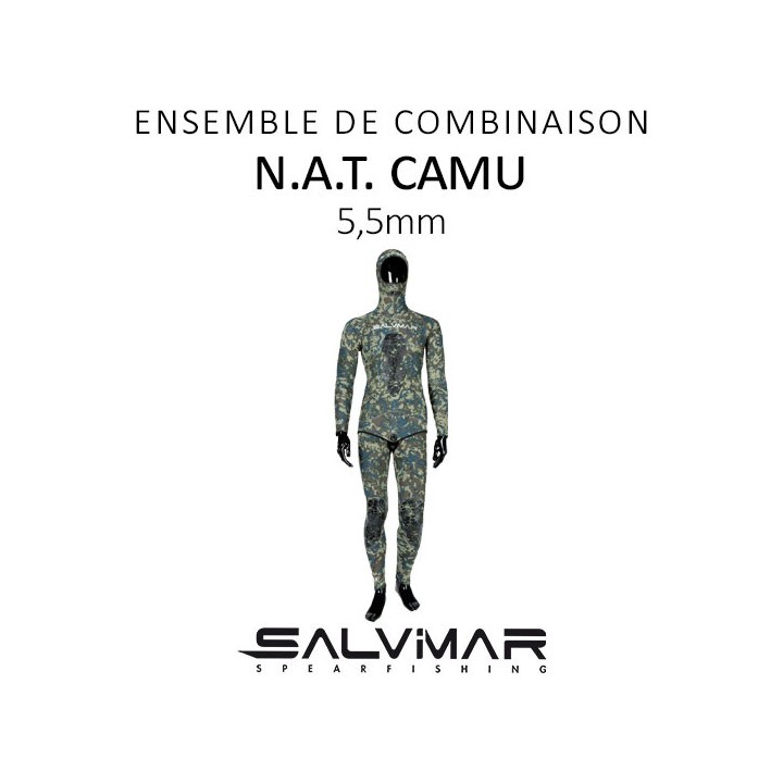 Ensemble de combinaison N.A.T. Camu 5,5mm Ensemble de combinaison N.A.T. Camu 5,5mm