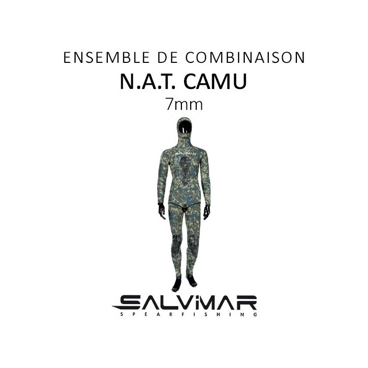 Ensemble de combinaison N.A.T. Camu 7mm Ensemble de combinaison N.A.T. Camu 7mm