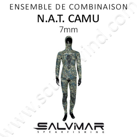 Ensemble de combinaison N.A.T. Camu 7mm 