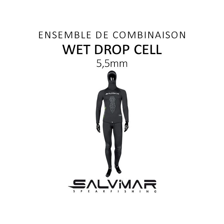 Ensemble de combinaison WET DROP CELL 5,5mm Ensemble de combinaison WET DROP CELL 5,5mm