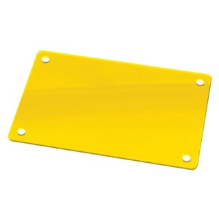 Plateau jaune pour phares avec lumière bleue