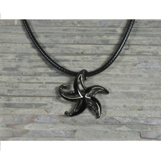 Pendentif Hematite Étoile de mer