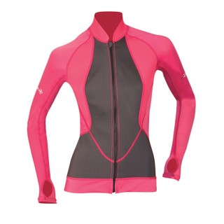 Veste Atoll avec zip frontal - Rose