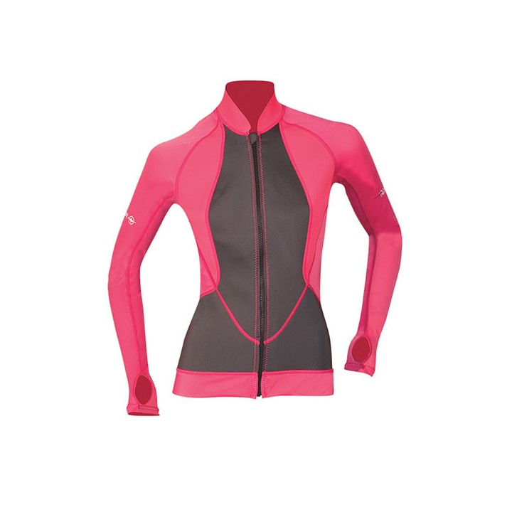 Veste Atoll avec zip frontal - Rose Veste Atoll avec zip frontal - Rose