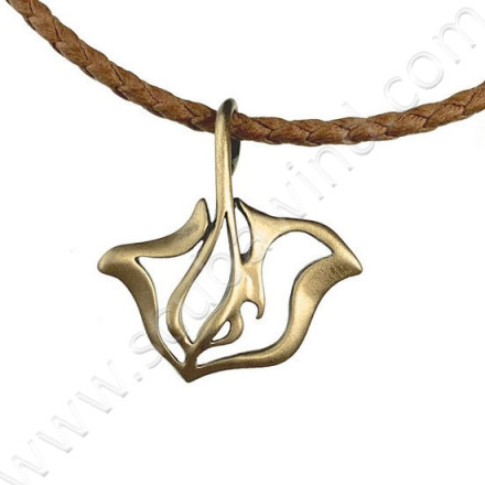 Pendentif Bronze Raie Stingray