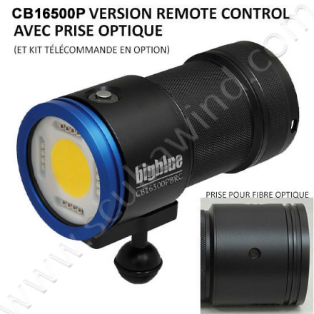Phare CB16500PBRC (Lumière bleue, Remote Control) + (Valise inclue)