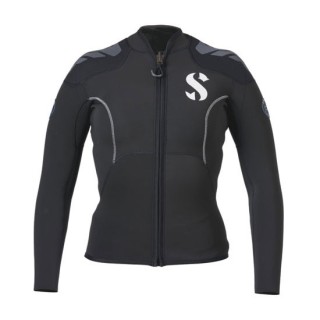 Top Everflex 3mm à zip et manches longues - Femme