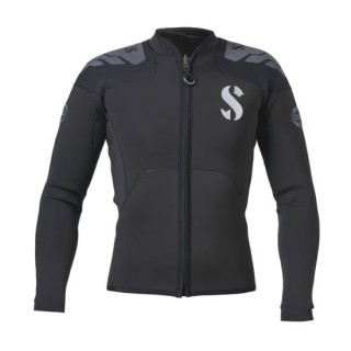 Top Everflex 3mm à zip et manches longues - Homme