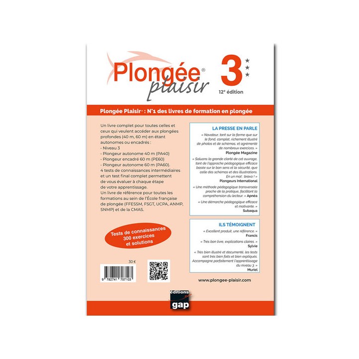 Plongée Plaisir Niveau 3