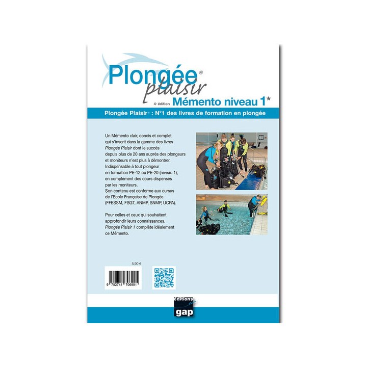Plongée Plaisir Mémento Niveau 1 Plongée Plaisir Mémento Niveau 1