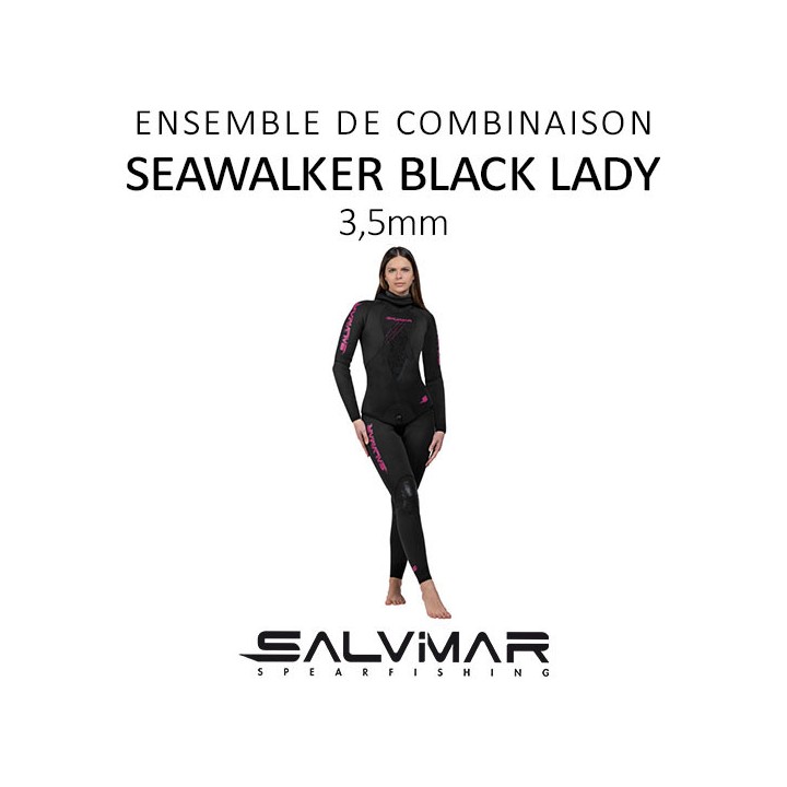 Ensemble de combinaison SEAWALKER BLACK LADY 3,5 mm Ensemble de combinaison SEAWALKER BLACK LADY 3,5 mm