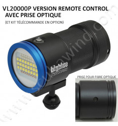 Phare VL20000PBRC (Lumière Bleue, Remote Control) + (Valise inclue)