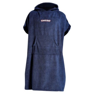 Poncho serviette - Bleu