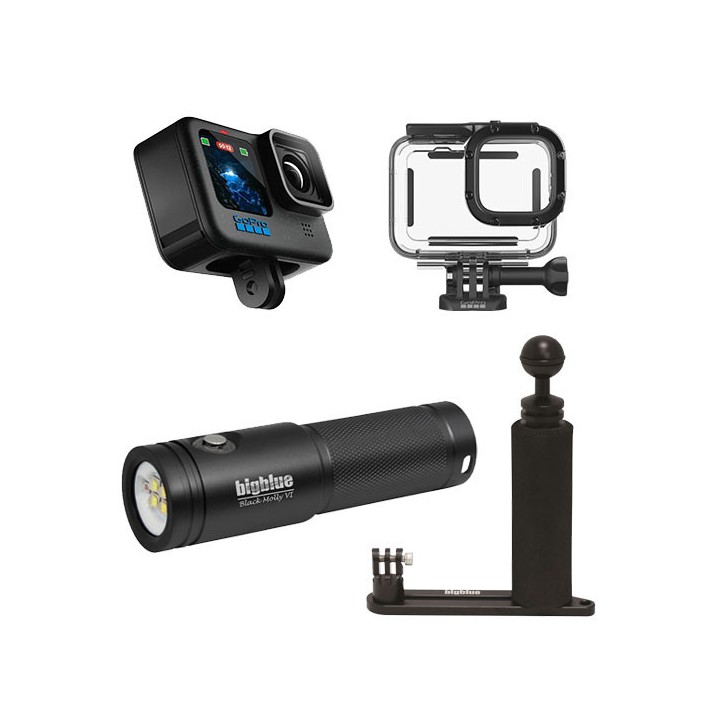 Pack GoPro Hero 12 + Éclairage Pack GoPro Hero 12 + Éclairage