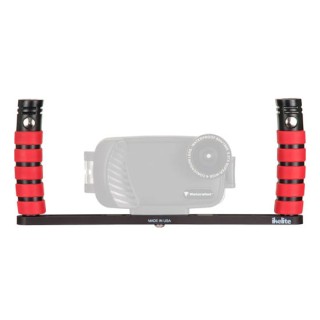 Platine et poignée double à grip rouge