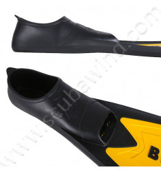 Palmes chaussante Mundial One - Jaune