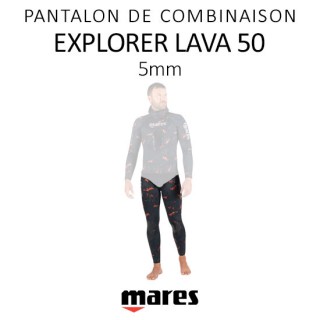Pantalon de combinaison de chasse Explorer Lava 50