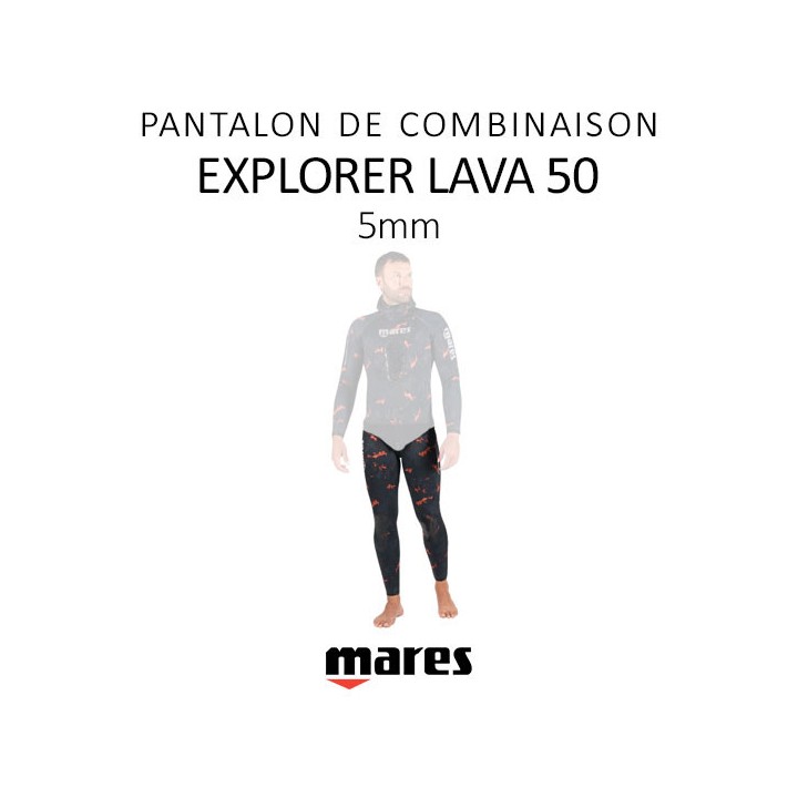 Pantalon de combinaison de chasse Explorer Lava 50 Pantalon de combinaison de chasse Explorer Lava 50