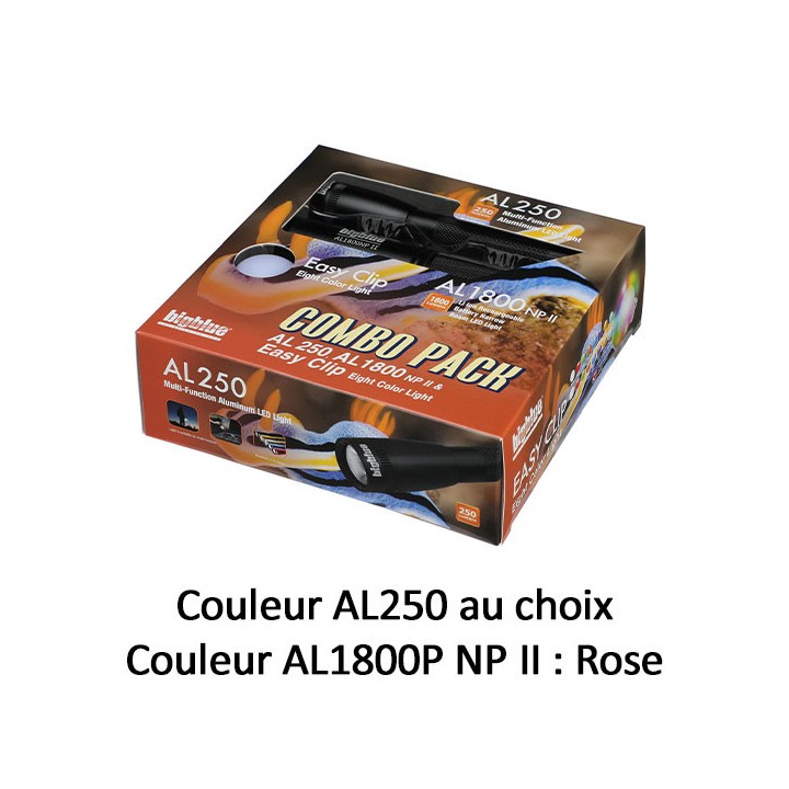 Combo Pack : AL250 + AL1800NP II Rose + Easy Clip Rainbow Color Combo Pack : AL250 + AL1800NP II Rose + Easy Clip Rainbow Color