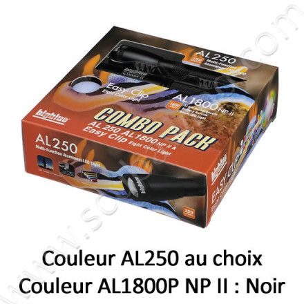 Combo Pack : AL250 + AL1800NP II Noir + Easy Clip Rainbow Color Combo Pack : AL250 + AL1800NP II Noir + Easy Clip Rainbow Color