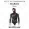 Veste de combinaison Seabass - 3mm