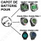 Capot de batterie pour gamme Puck et Quad Mares
