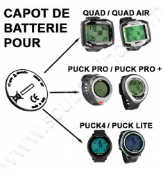 Capot de batterie pour gamme Puck et Quad Mares
