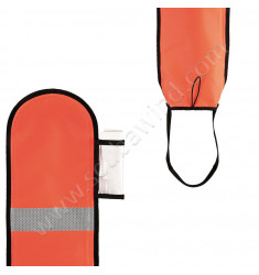 Parachute de palier ouvert - orange - 130cm