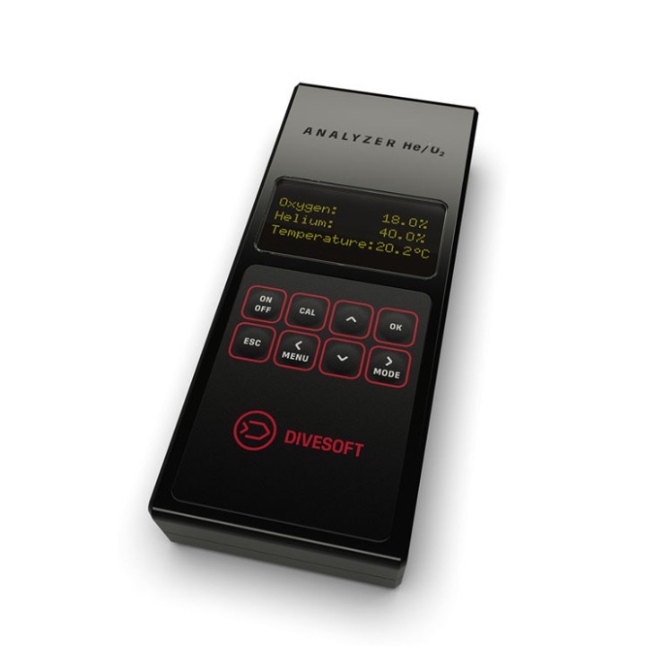 Analyseur Divesoft He/O2 avec valise de protection