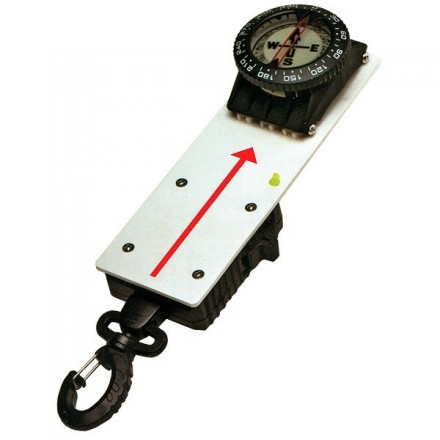 Compas-ardoise avec rétracteur et bloqueur