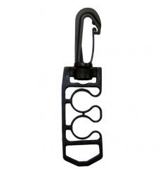 Mousqueton porte flexible