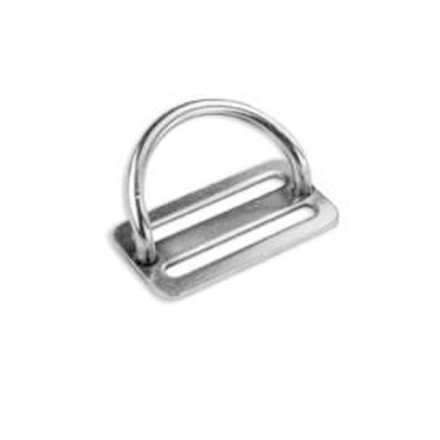 D-Ring inox 45°