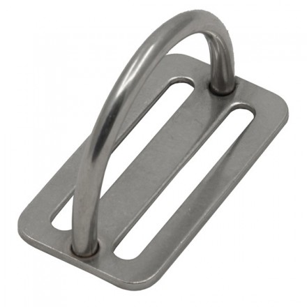 D-Ring inox 90°